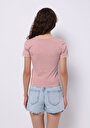 thumb-Показати інформацію про Футболка З Коротким Рукавом Жіноча Рожева  Cl1074569