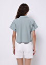 thumb-Показати інформацію про Сорочка З Коротким Рукавом Жіноча Зелена  Cl1074599