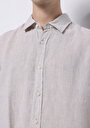 thumb-Показати інформацію про Сорочка З Довгим Рукавом Чоловіча Бежева  Cl1074493