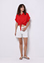 thumb-Показати інформацію про Сорочка З Коротким Рукавом Жіноча Червона  Cl1074645