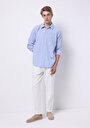 thumb-Показати інформацію про Сорочка З Довгим Рукавом Чоловіча Блакитна  Cl1074488