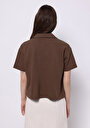 thumb-Показати інформацію про Поло З Коротким Рукавом Жіноче Коричневе  Cl1073977