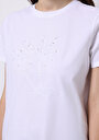 thumb-Показати інформацію про Футболка З Коротким Рукавом Жіноча Біла  Cl1074234