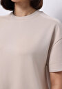 thumb-Показати інформацію про Футболка З Коротким Рукавом Жіноча Бежева  Cl1075523