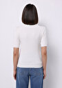 thumb-Показати інформацію про Светр Із Коротким Рукавом Жіночий Білий  Cl1075531