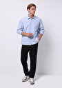 thumb-Показати інформацію про Сорочка З Довгим Рукавом Чоловіча Блакитна  Cl1075652
