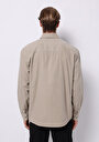 thumb-Показати інформацію про Сорочка З Довгим Рукавом Чоловіча Бежева  Cl1075661