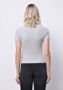 thumb-Показати інформацію про Светр Із Коротким Рукавом Жіночий Сірий  Cl1077100