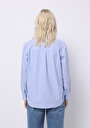 thumb-Показати інформацію про Сорочка З Довгим Рукавом Жіноча Блакитна  Cl1075215