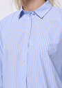 thumb-Показати інформацію про Сорочка З Довгим Рукавом Жіноча Блакитна  Cl1075215