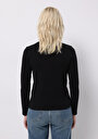thumb-Показати інформацію про Футболка З Довгим Рукавом Жіноча Чорна  Cl1076452