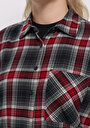 thumb-Показати інформацію про Сорочка З Довгим Рукавом Жіноча Бордова  Cl1075216