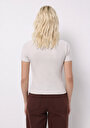 thumb-Показати інформацію про Светр Із Коротким Рукавом Жіночий Бежевий  Cl1077100