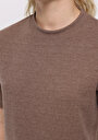 thumb-Показати інформацію про Светр Із Коротким Рукавом Жіночий Коричневий  Cl1077171