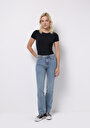 thumb-Показати інформацію про 792 Mila Джинси Жіночі Блакитні Класичного Крою Cl1076848