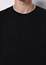 thumb-Показати інформацію про Футболка З Довгим Рукавом Чоловіча Чорна  Cl1076433