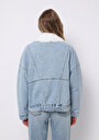 thumb-Показати інформацію про 360 Fritzy Піджак Жіночий Блакитний  Cl1076057