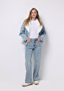 thumb-Показати інформацію про Джинси Жіночі Блакитні Прямого Крою Cl1076567