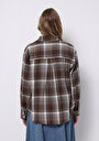thumb-Показати інформацію про Сорочка З Довгим Рукавом Жіноча Коричнева  Cl1077174