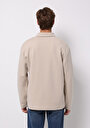 thumb-Показати інформацію про Футболка З Довгим Рукавом Чоловіча Бежева  Cl1077104