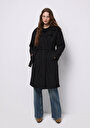 thumb-Показати інформацію про Пальто Жіноче Чорне  Cl1075683