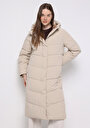 thumb-Показати інформацію про Пальто Жіноче Бежеве  Cl1076410