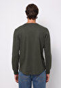 thumb-Показати інформацію про Футболка З Довгим Рукавом Чоловіча Зелена  Cl1076432