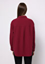 thumb-Показати інформацію про Сорочка З Довгим Рукавом Жіноча Бордова  Cl1077307