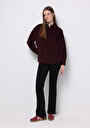 thumb-Показати інформацію про Сорочка З Довгим Рукавом Жіноча Бордова  Cl1077327