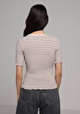 thumb-Показати інформацію про Светр Із Коротким Рукавом Жіночий Бежевий  Cl1078113