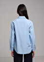 thumb-Показати інформацію про Сорочка З Довгим Рукавом Жіноча Блакитна  Cl1077717
