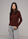 thumb-Показати інформацію про Светр Жіночий Коричневий  Cl1077771