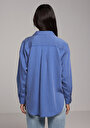 thumb-Показати інформацію про Сорочка З Довгим Рукавом Жіноча Блакитна  Cl1078109