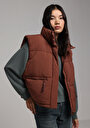 thumb-Показати інформацію про Жилет Жіночий Коричневий  Cl1077668