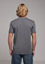 thumb-Показати інформацію про Футболка З Коротким Рукавом Чоловіча Сіра