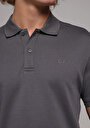 thumb-Показати інформацію про Поло З Коротким Рукавом Чоловіче Сіре