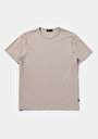 thumb-Показати інформацію про Футболка З Коротким Рукавом Чоловіча Бежева