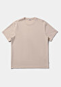 thumb-Показати інформацію про Футболка З Коротким Рукавом Чоловіча Бежева