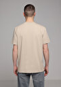 thumb-Показати інформацію про Футболка З Коротким Рукавом Чоловіча Бежева