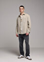thumb-Показати інформацію про Сорочка З Довгим Рукавом Чоловіча Бежева  Cl1079319