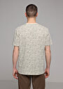 thumb-Показати інформацію про Футболка З Коротким Рукавом Чоловіча Бежева
