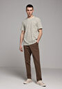 thumb-Показати інформацію про Футболка З Коротким Рукавом Чоловіча Бежева