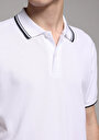 thumb-Показати інформацію про Поло З Коротким Рукавом Чоловіче Біле