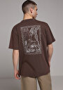 thumb-Показати інформацію про Футболка З Коротким Рукавом Чоловіча Коричнева