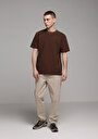 thumb-Показати інформацію про Футболка З Коротким Рукавом Чоловіча Коричнева