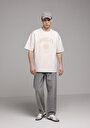 thumb-Показати інформацію про Футболка З Коротким Рукавом Чоловіча Бежева