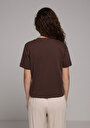 thumb-Показати інформацію про Футболка З Коротким Рукавом Жіноча Коричнева  Cl1079037