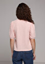 thumb-Показати інформацію про Светр Із Коротким Рукавом Жіночий Рожевий