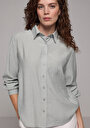 thumb-Показати інформацію про Сорочка З Довгим Рукавом Жіноча Зелена