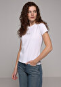 thumb-Показати інформацію про Футболка З Коротким Рукавом Жіноча Біла  Cl1079347